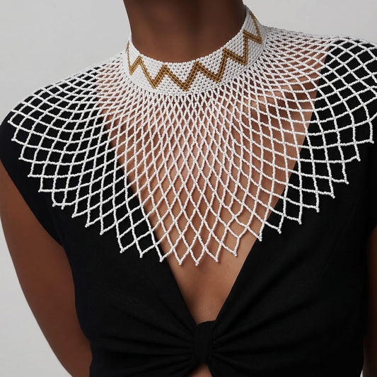 African Maasai Beaded Necklace